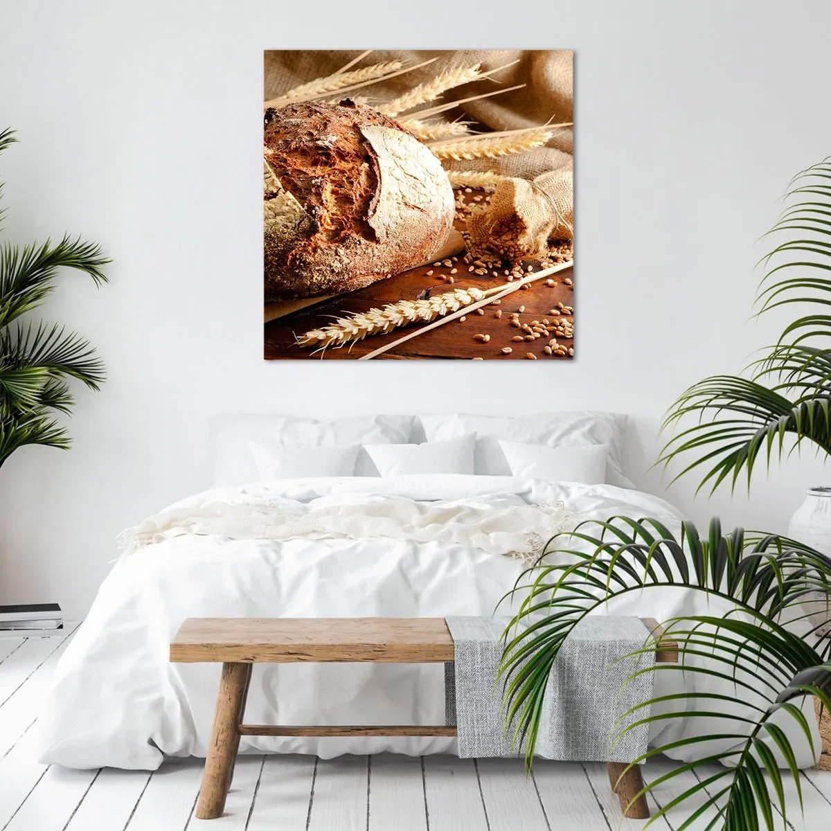 Impression sur toile - Image sur toile - Appétissant, parfumé, croquant - 40x40 cm