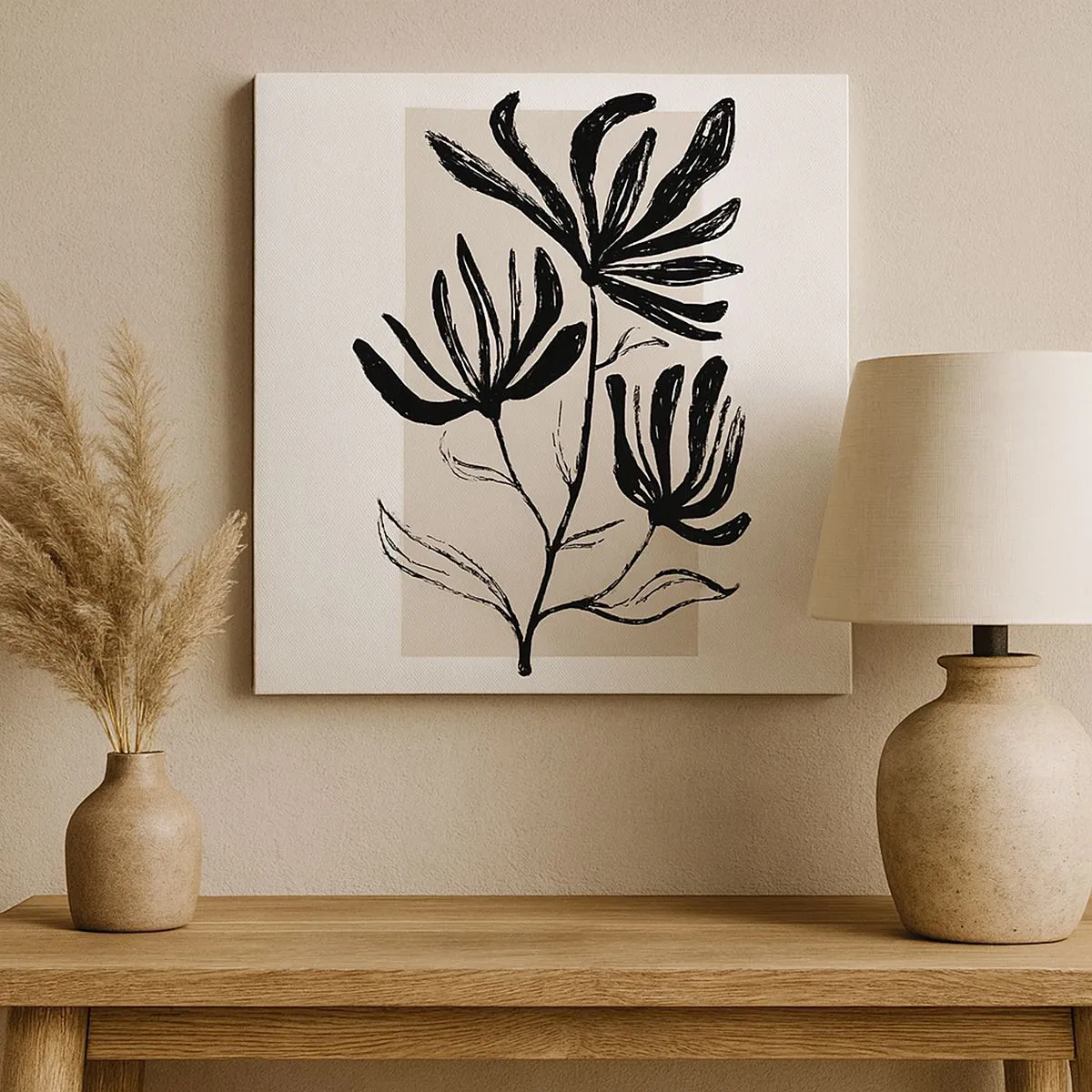 Impression sur toile - Image sur toile - Esquisse pour l'herbier - 30x30 cm