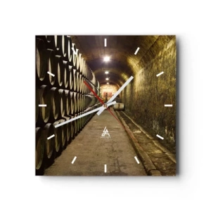 Horloge murale - Pendule murale - Qu'il est bon de s'allonger - 40x40 cm