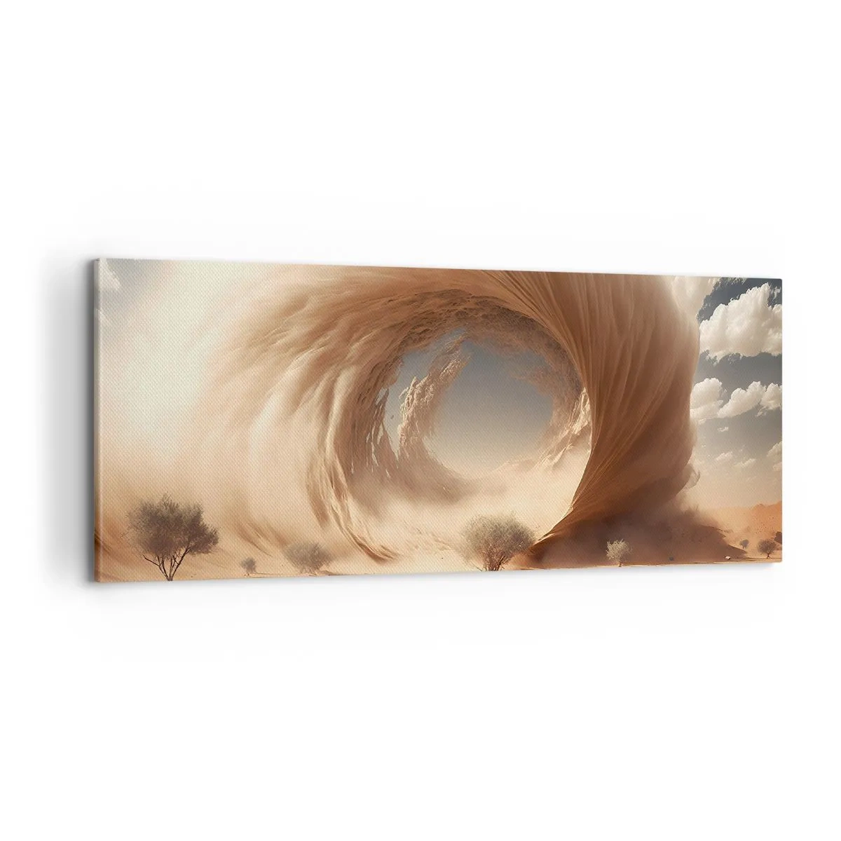 Impression sur toile - Image sur toile - Portail ouvert - 100x40 cm