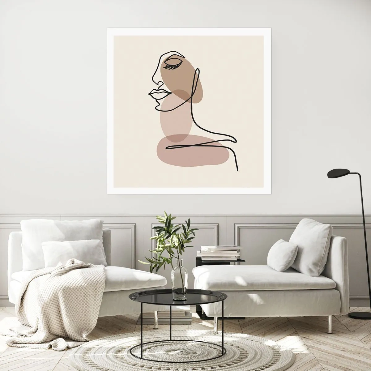 Affiche - Poster - S'écouter - 40x40 cm