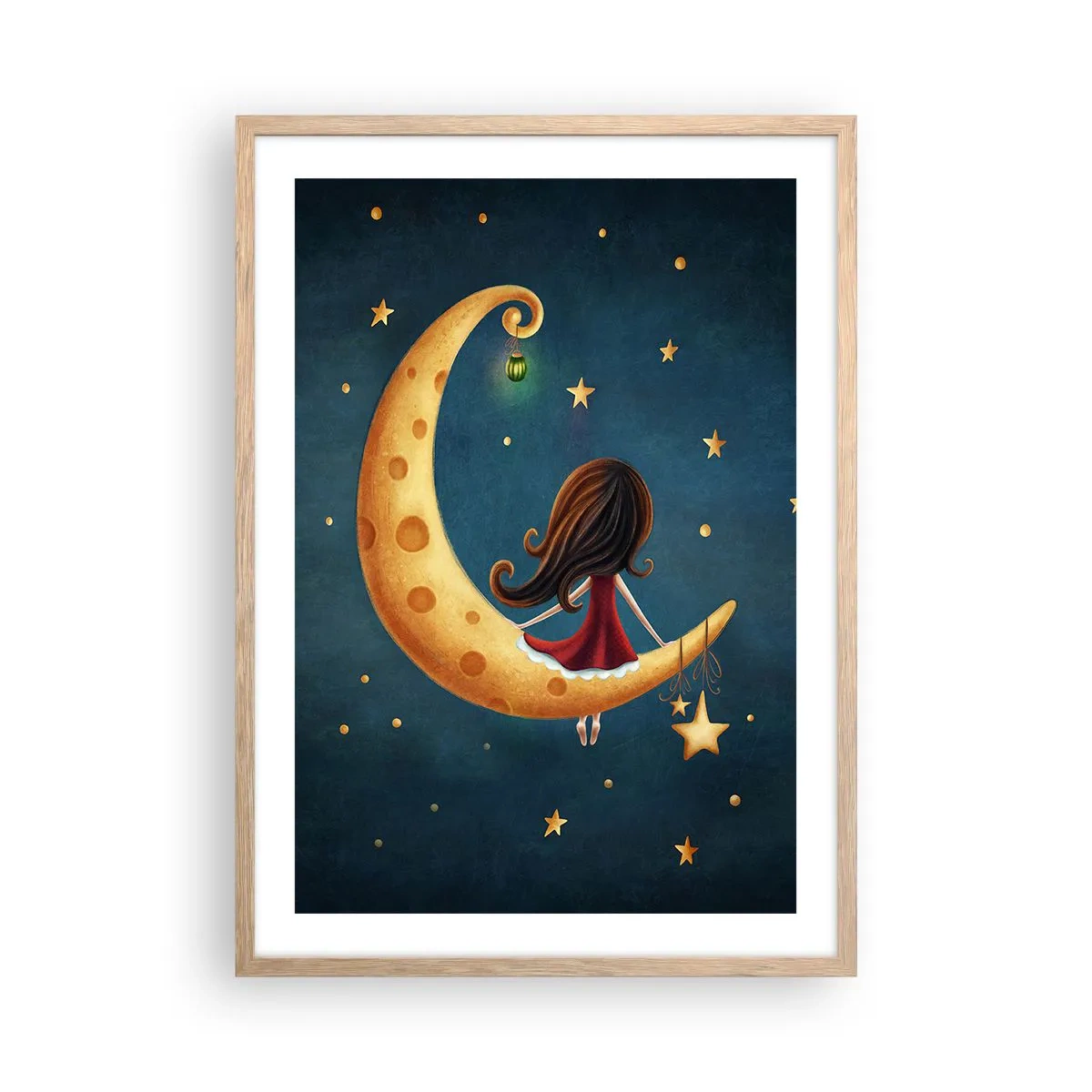 Affiche dans un chêne clair - Poster - Il était une fois... - 50x70 cm