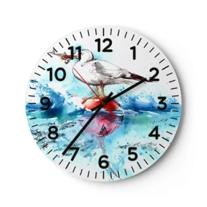 Horloge murale - Pendule murale - Prise réussie - 30x30 cm