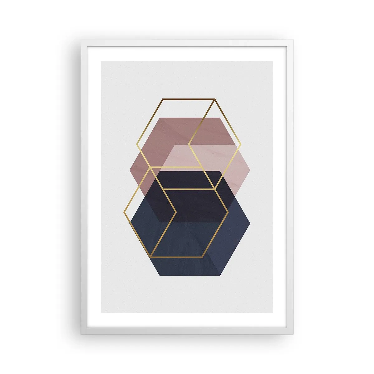 Affiche dans un cadre blanc - Poster - Le pouvoir de la simplicité - 50x70 cm