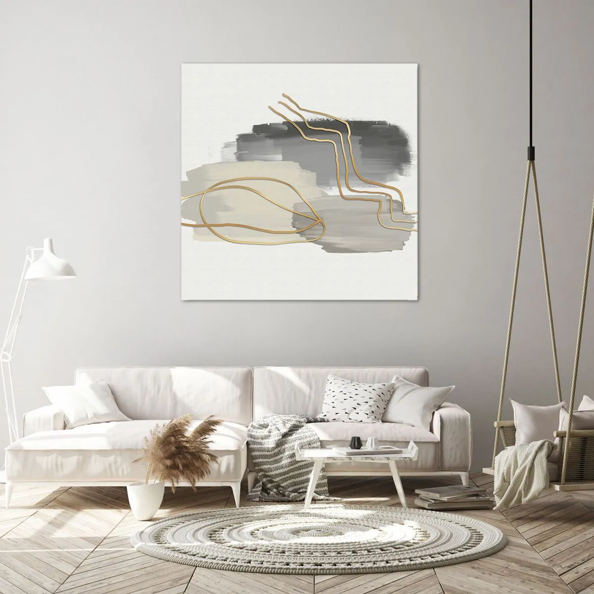 Impression sur toile - Image sur toile - Durée et mouvement - 50x50 cm