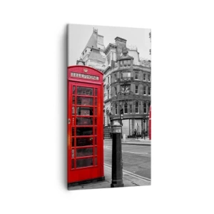 Impression sur toile - Image sur toile - Le plus rouge d'Europe - 45x80 cm