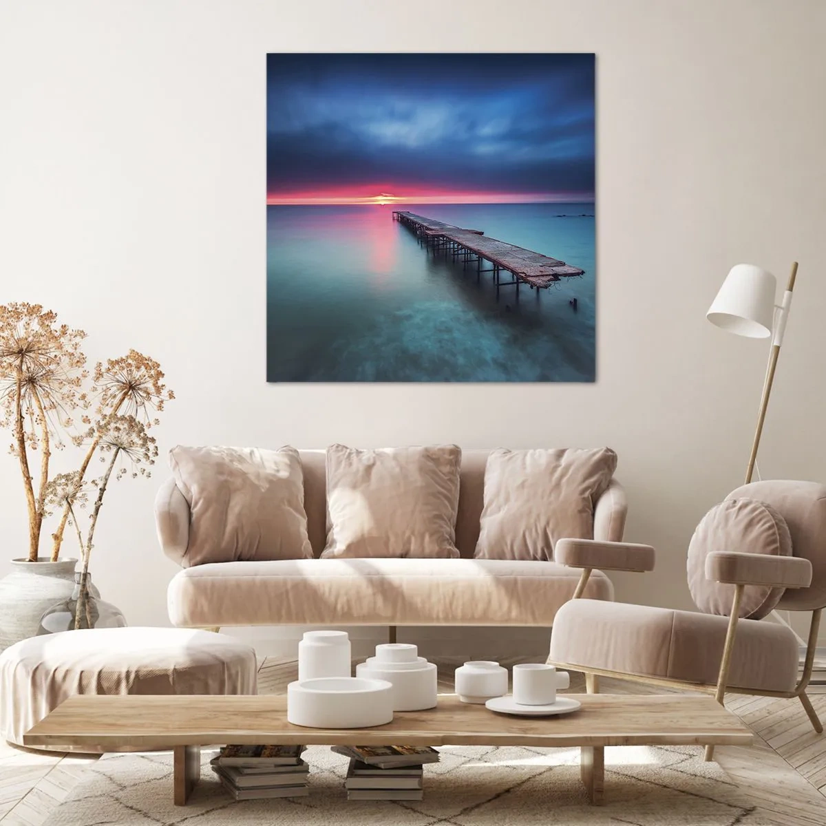 Impression sur toile - Image sur toile - Entre le ciel et la terre - 70x70 cm