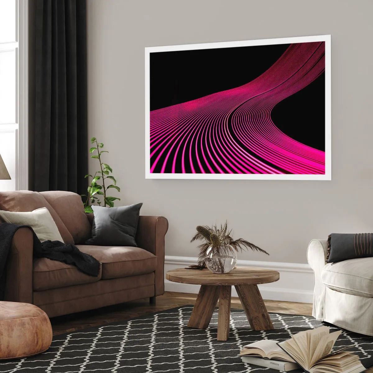 Affiche - Poster - Avenue de lumière - 40x30 cm