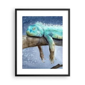 Affiche dans un cadre noir - Poster - Tout va bien! - 40x50 cm