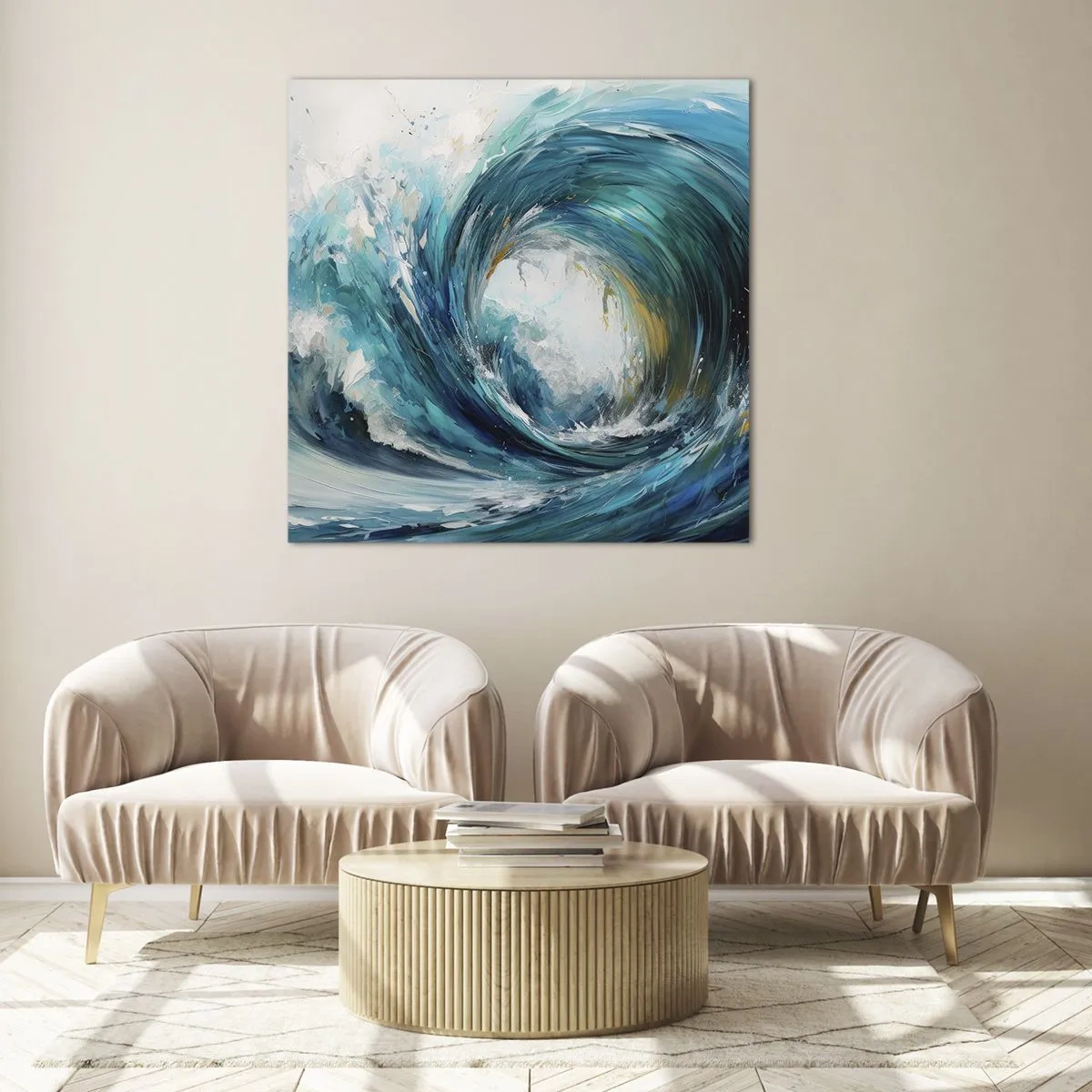 Impression sur verre - Image sur verre - Portail maritime - 30x30 cm