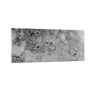 Impression sur verre - Image sur verre - Comme un paysage lunaire - 100x40 cm