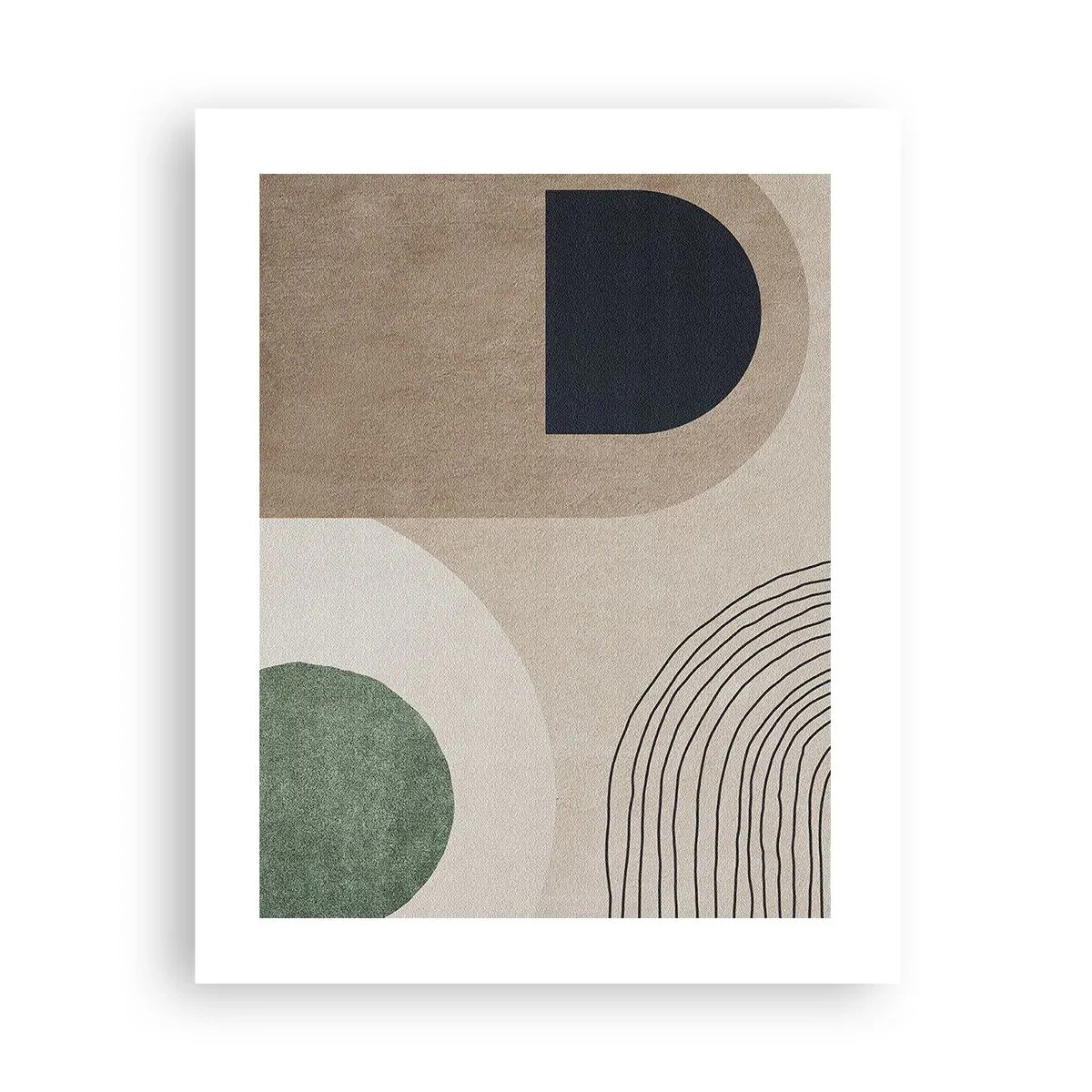 Affiche - Poster - La douceur de l'ovale - 40x50 cm