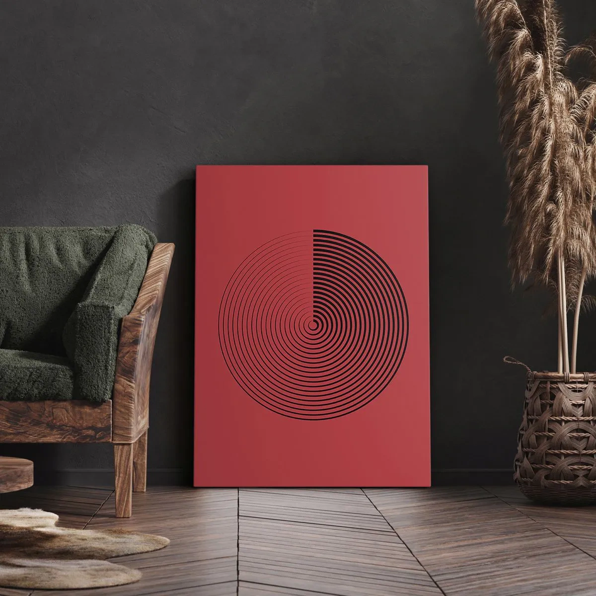 Impression sur toile - Image sur toile - Mouvement circulaire - 55x100 cm