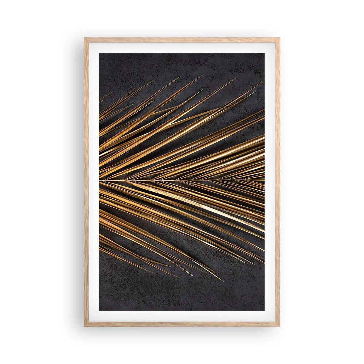 Affiche dans un chêne clair - Poster - L'or des tropiques - 61x91 cm