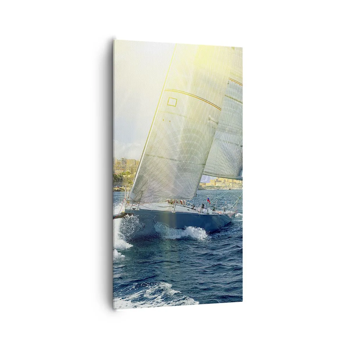 Impression sur toile - Image sur toile - Il est temps de quitter la ville - 65x120 cm