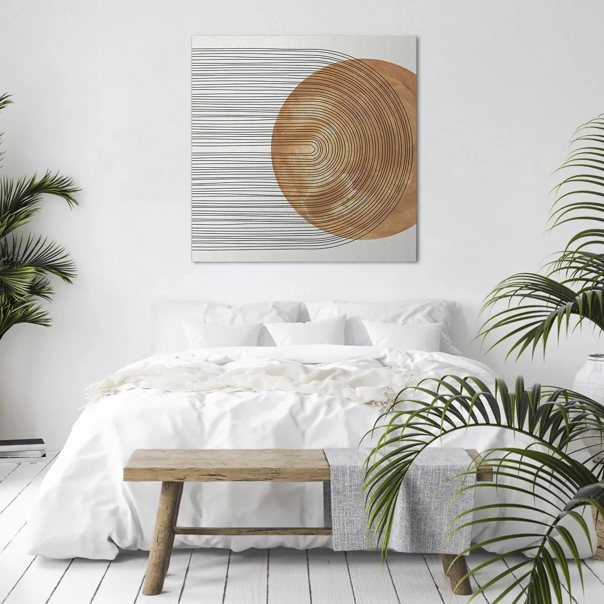 Impression sur toile - Image sur toile - Composition solaire - 70x70 cm