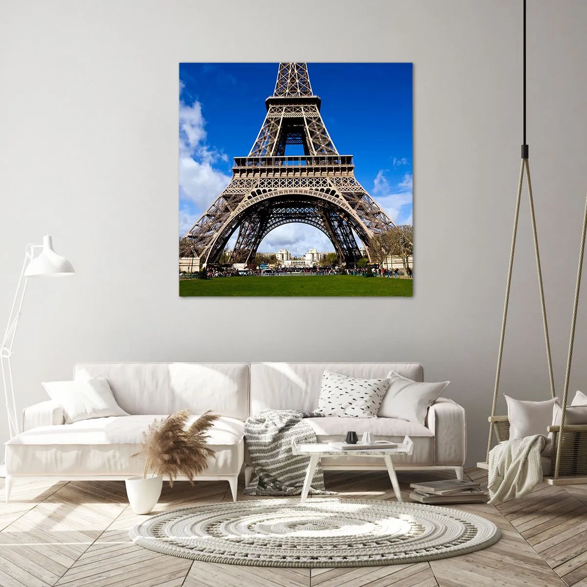 Impression sur toile - Image sur toile - Tout Paris à ses pieds - 50x50 cm