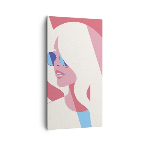 Impression sur toile - Image sur toile - C'était une blonde… - 55x100 cm