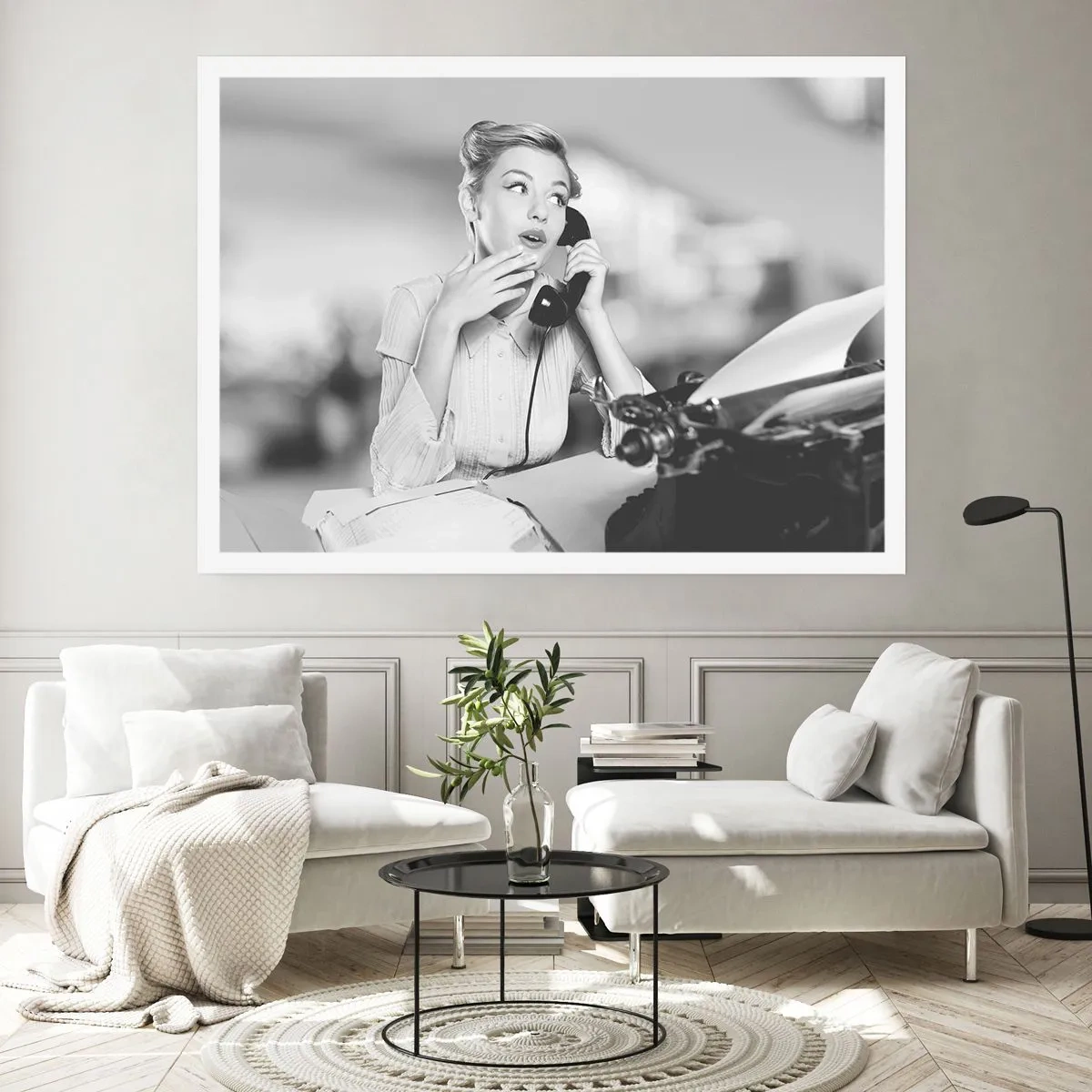 Affiche - Poster - Hello! Ici les années 50 - 40x30 cm