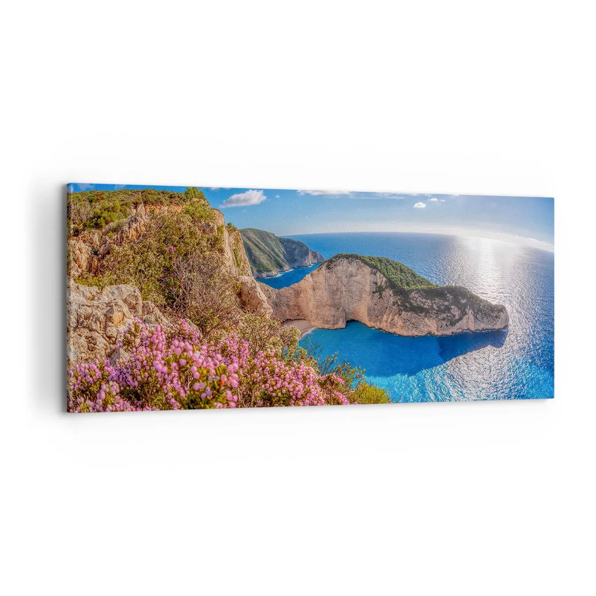 Impression sur toile - Image sur toile - Mes super vacances grecques - 100x40 cm