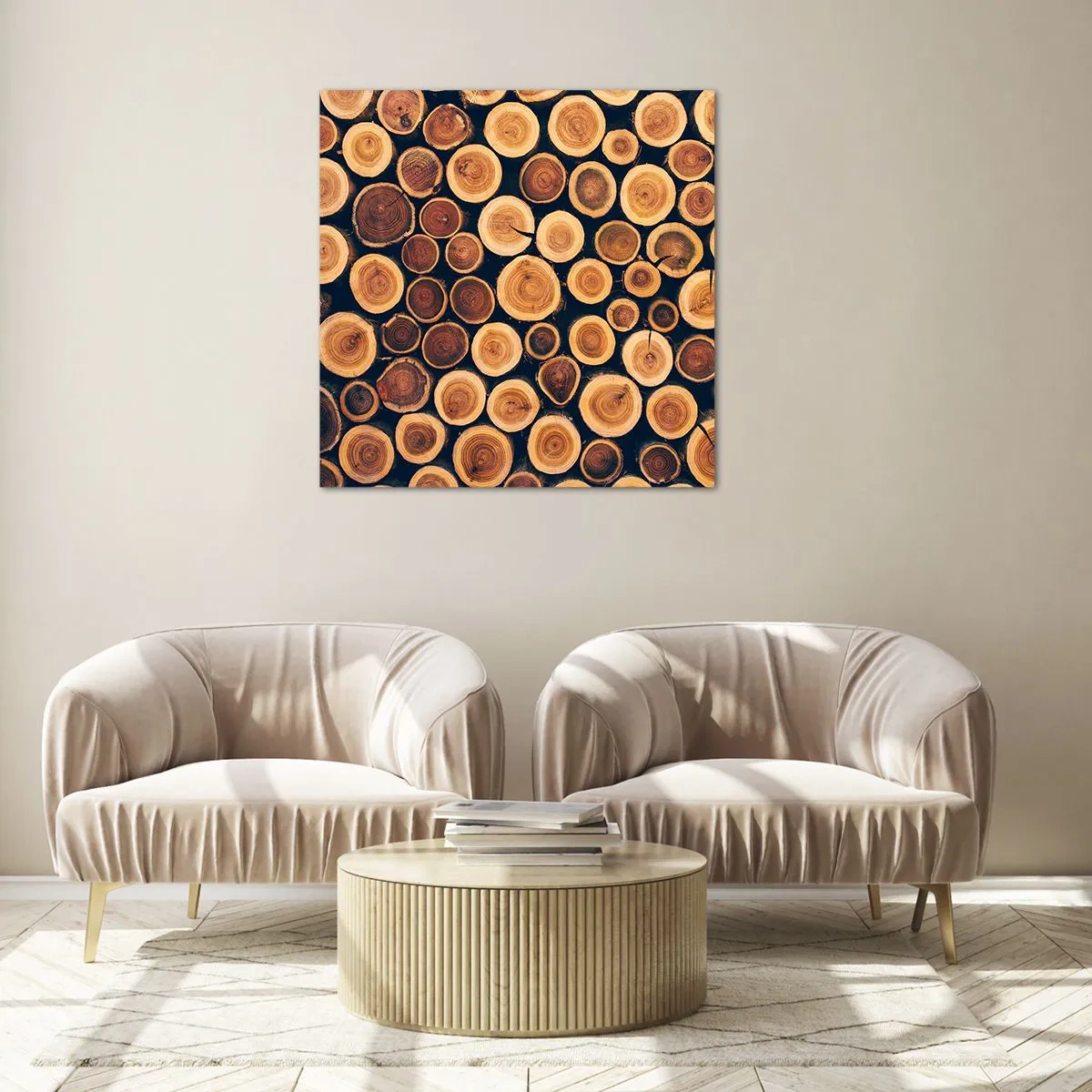 Impression sur verre - Image sur verre - Quel âge je semble avoir ? - 70x70 cm