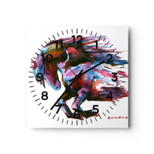 Horloge murale - Pendule murale - Dans le ravissement - 40x40 cm