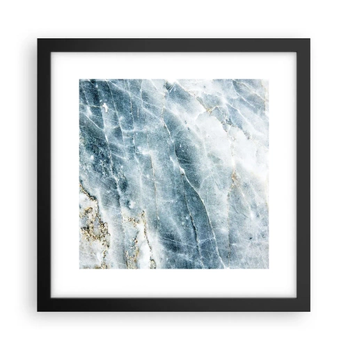 Affiche dans un cadre noir - Poster - Monde de glace - 30x30 cm