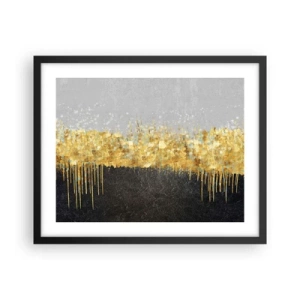 Affiche dans un cadre noir - Poster - Vers l'intérieur et vers le haut - 50x40 cm