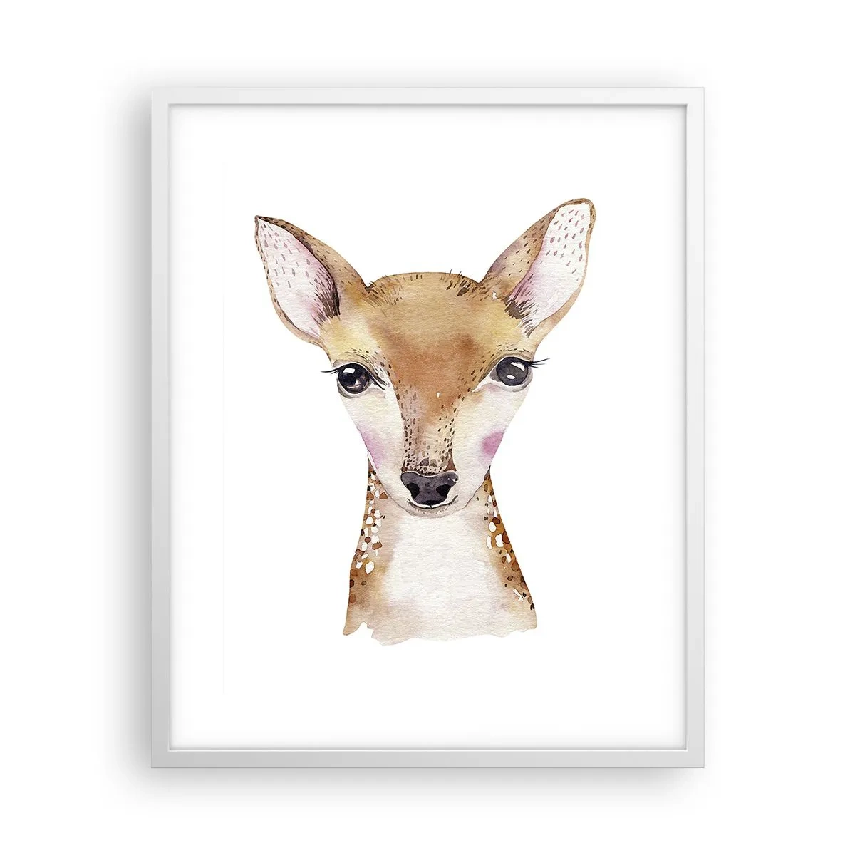 Affiche dans un cadre blanc - Poster - L'innocence de la nature - 40x50 cm