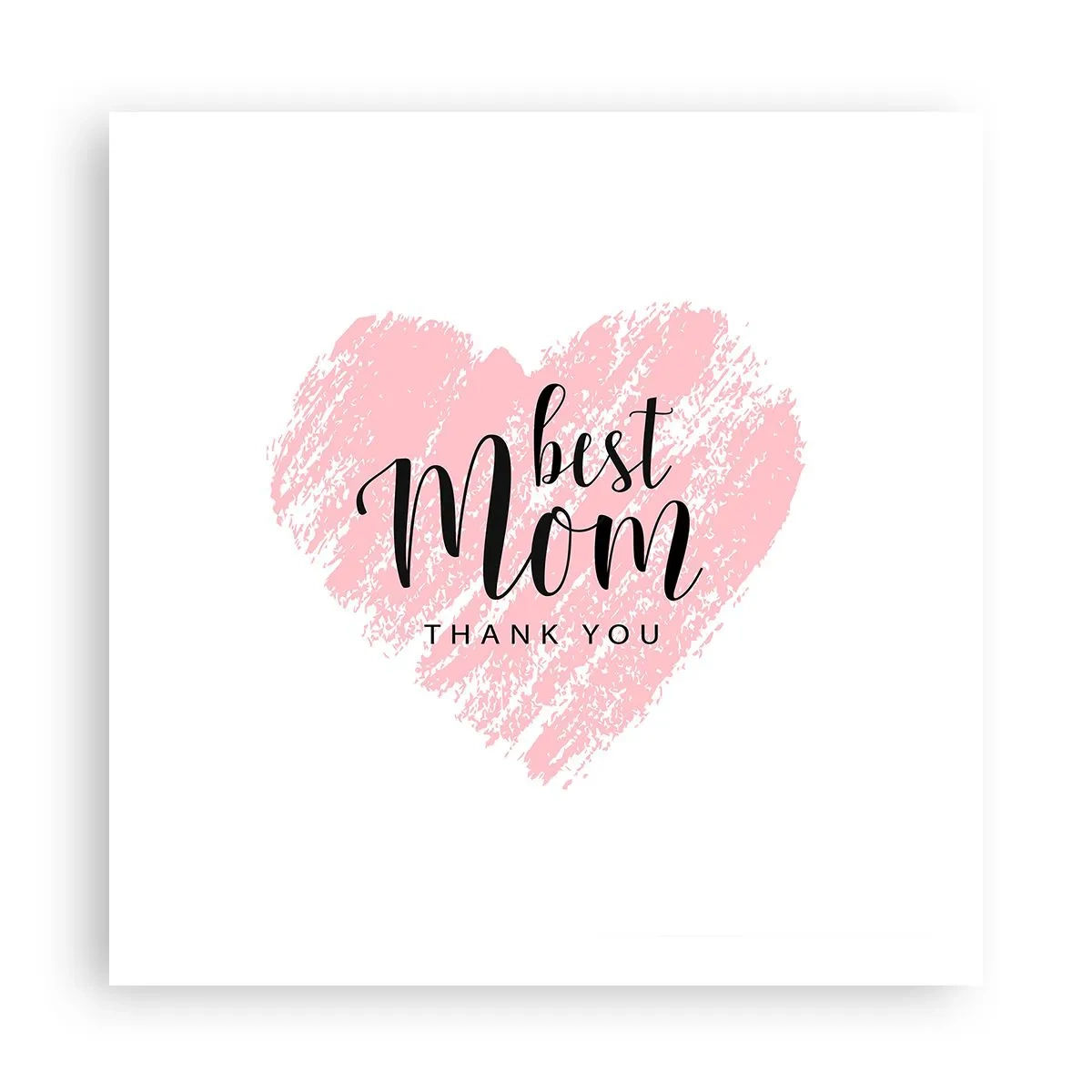 Affiche - Poster - Toujours au bon moment - 60x60 cm