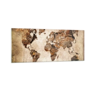 Impression sur verre - Image sur verre - Découverte du monde - 100x40 cm