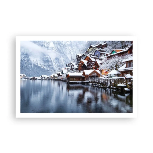 Affiche - Poster - En décoration hivernale - 91x61 cm