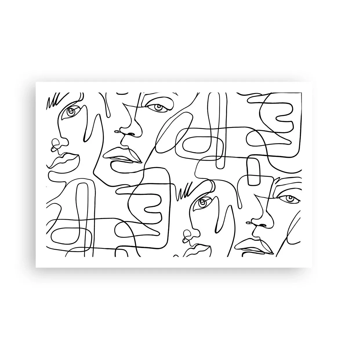 Affiche - Poster - Dans des émotions enchevêtrées - 91x61 cm