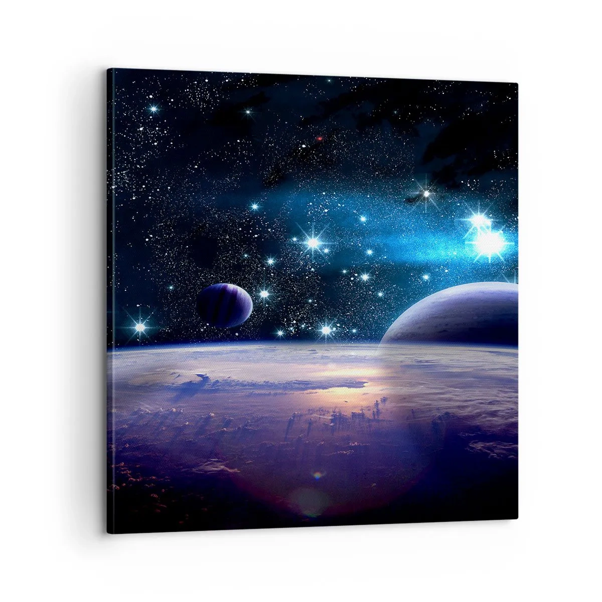 Impression sur toile - Image sur toile - Toujours seul? - 60x60 cm