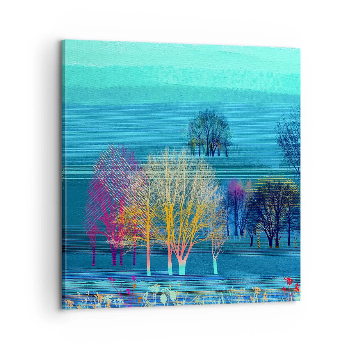 Impression sur toile - Image sur toile - Un paysage soigné - 60x60 cm