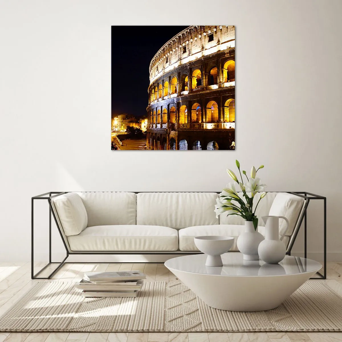 Impression sur verre - Image sur verre - Il est temps de commencer les Jeux - 30x30 cm