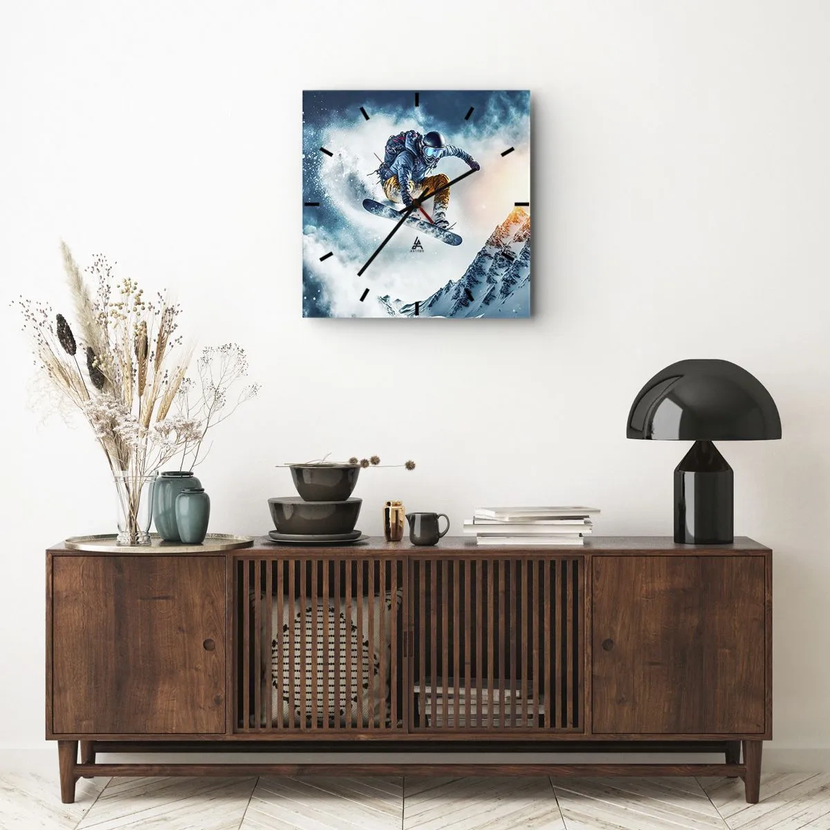 Horloge murale - Pendule murale - Des émotions extrêmes - 30x30 cm