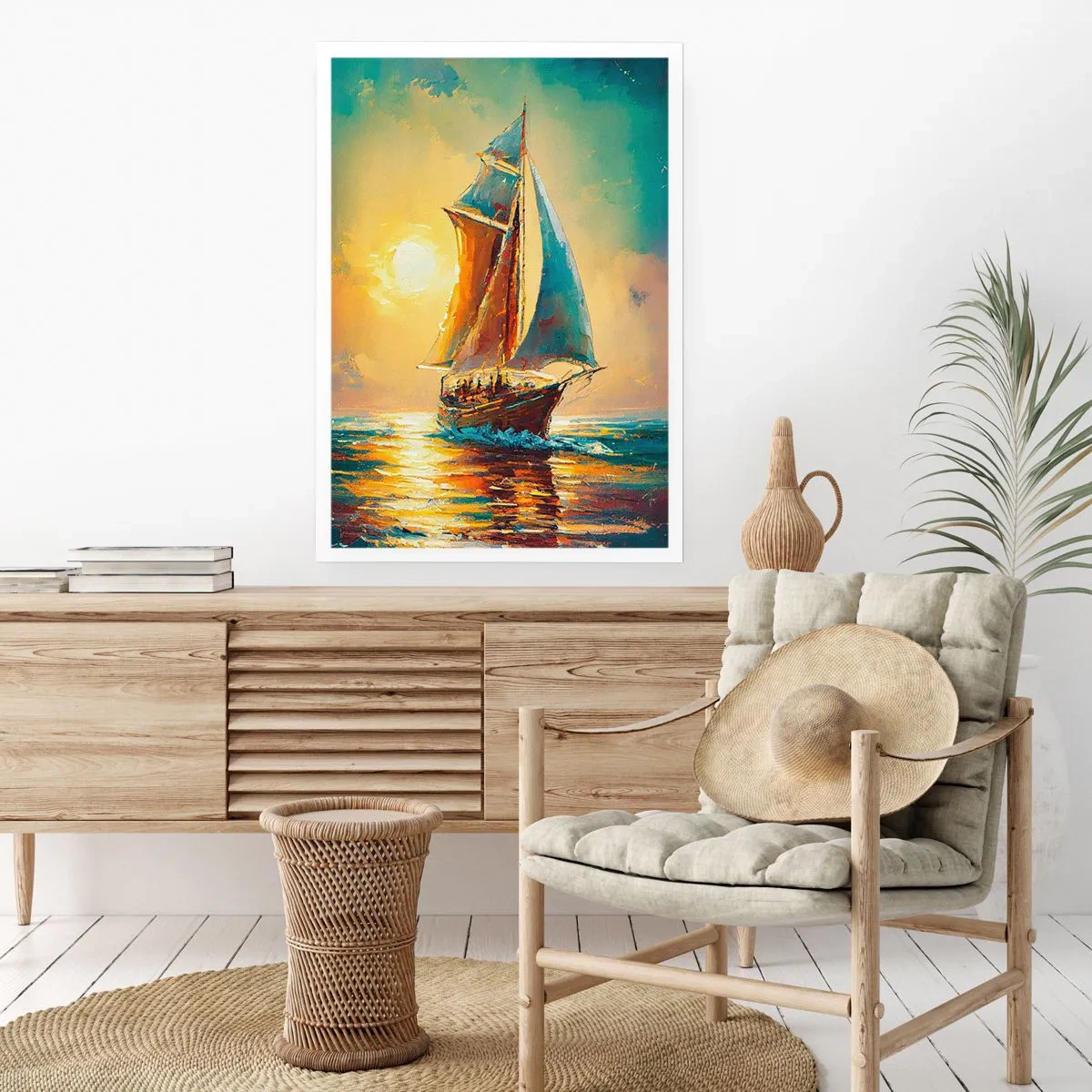 Affiche - Poster - Toutes voiles dehors - 70x100 cm