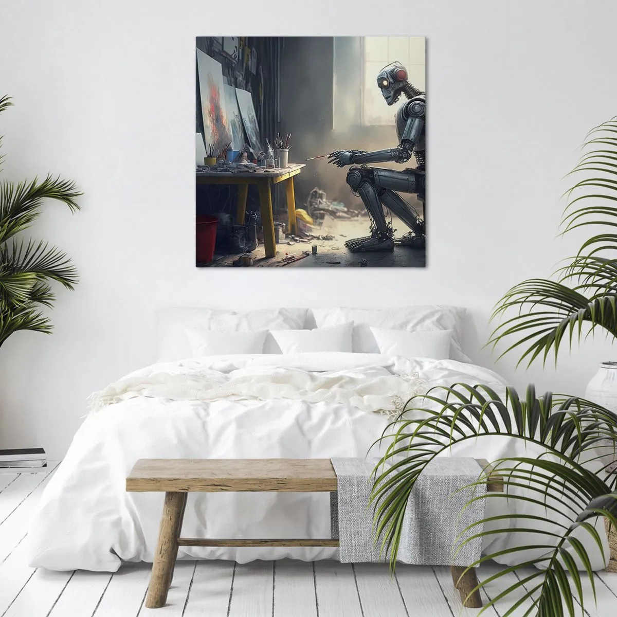 Impression sur toile - Image sur toile - L'acte de création - 50x50 cm