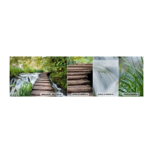 Échantillon de Papier Peint Premium Sand - L'eau n'est pas si calme - Paysage, Croatie, Nature - 100x30 cm