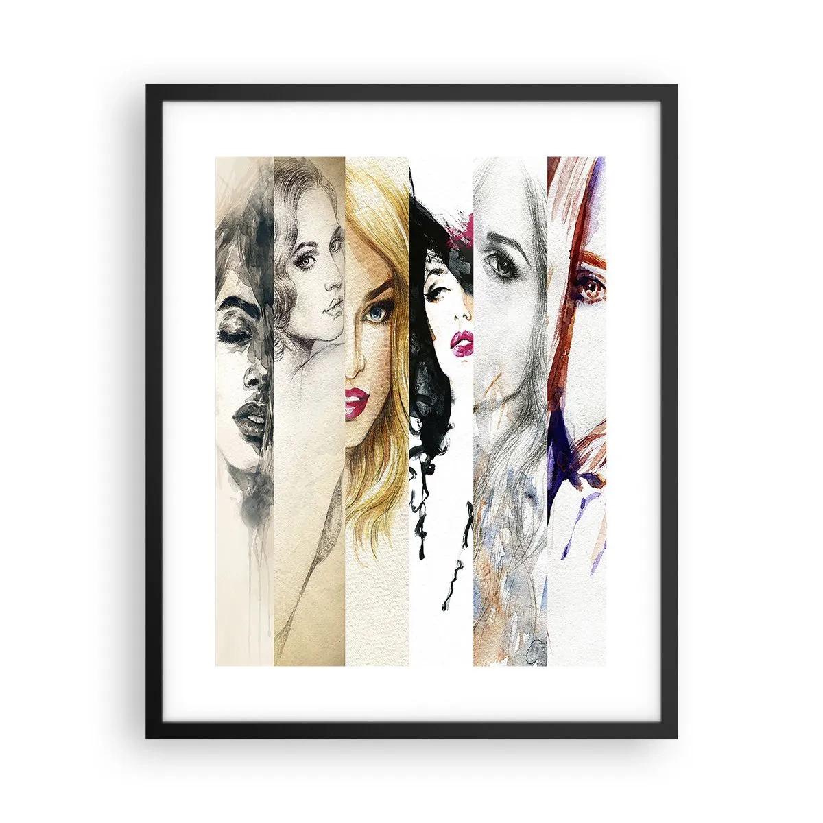 Affiche dans un cadre noir - Poster - Et c'est toujours TOI - 40x50 cm