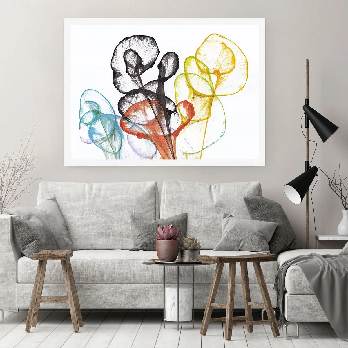 Affiche - Poster - Fleurs avec une âme - 91x61 cm