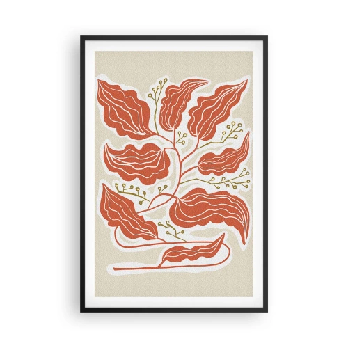 Affiche dans un cadre noir - Poster - Folk et coloré - 61x91 cm