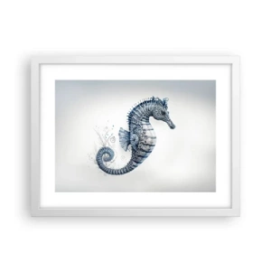 Affiche dans un cadre blanc - Poster - Une subtile plaisanterie de la nature - 40x30 cm