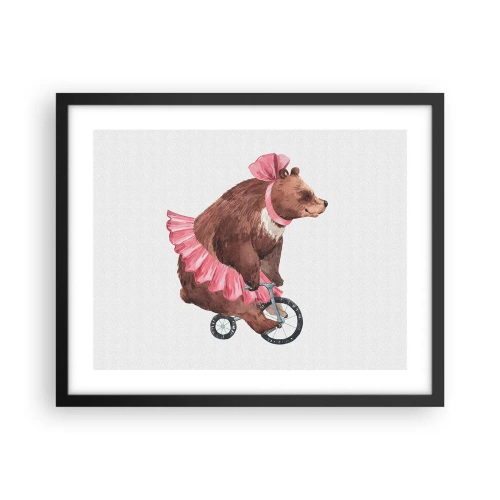 Affiche dans un cadre noir - Poster - Quel cirque ! - 50x40 cm