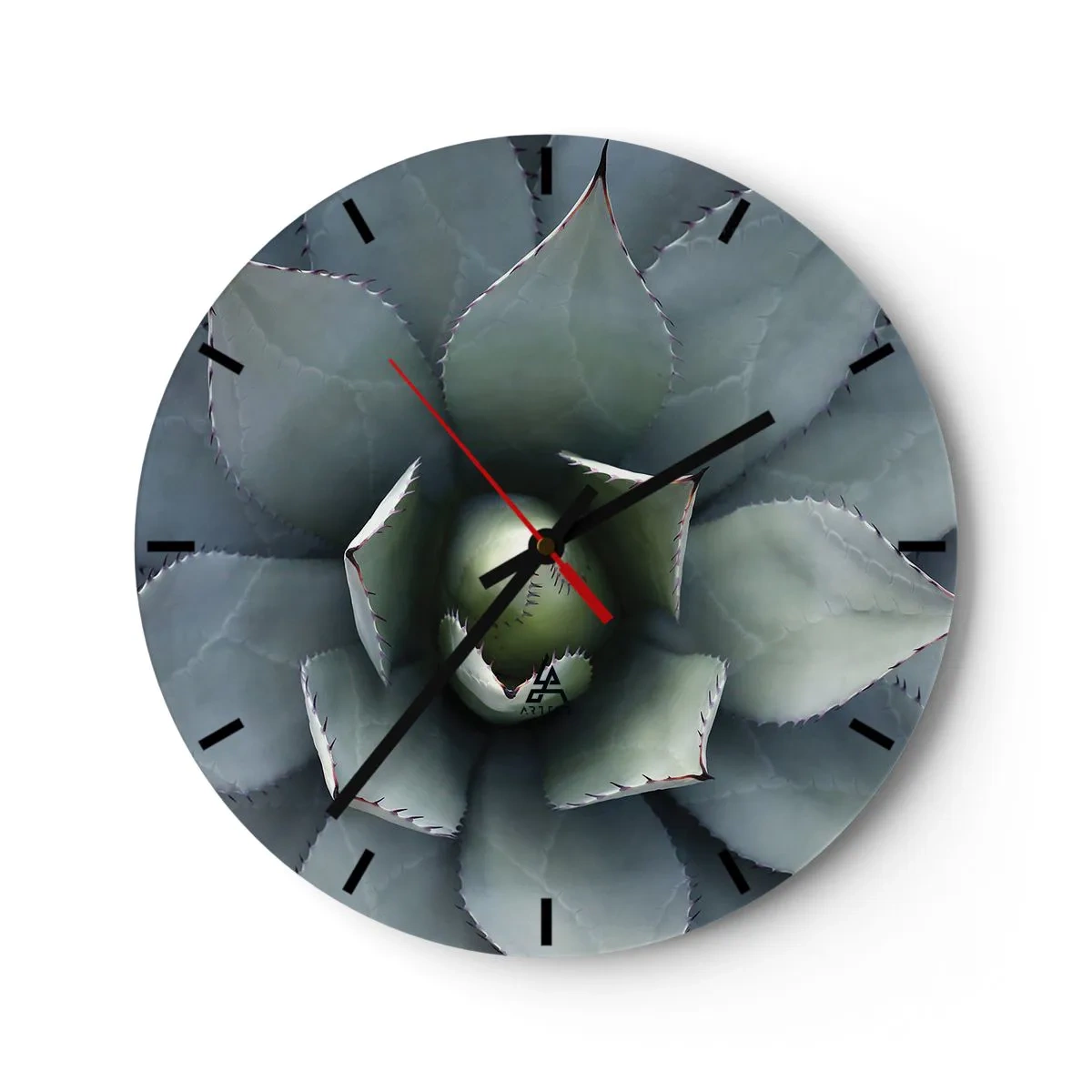 Horloge murale - Pendule murale - Wabi et observe - 40x40 cm