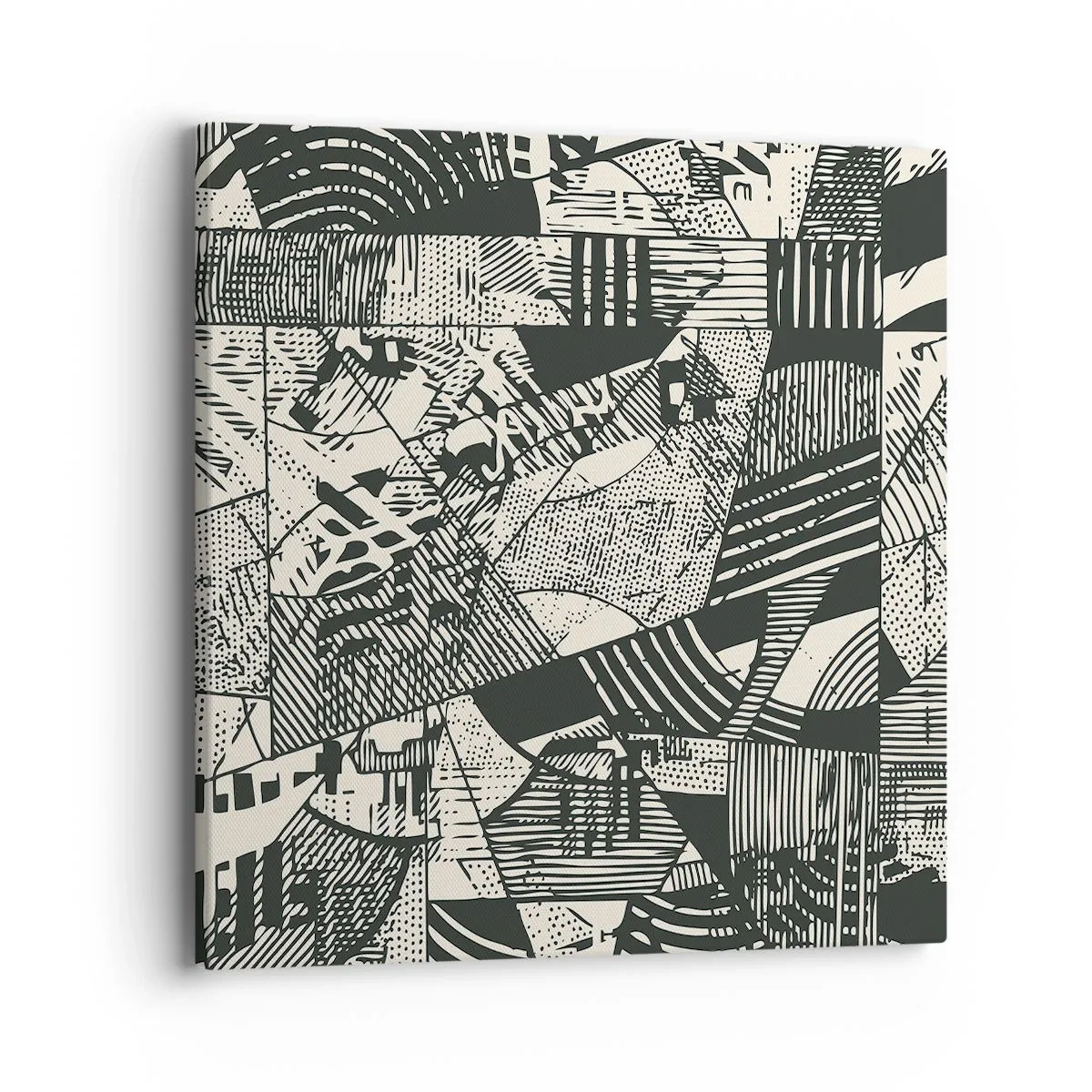 Impression sur toile - Image sur toile - Dynamique du modernisme - 40x40 cm