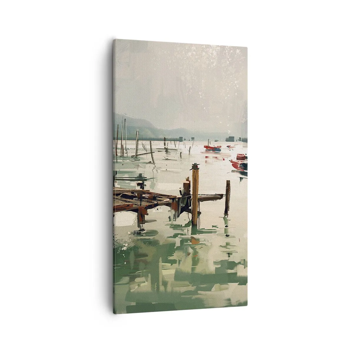 Impression sur toile - Image sur toile - Trempé dans une lune en fusion - 55x100 cm