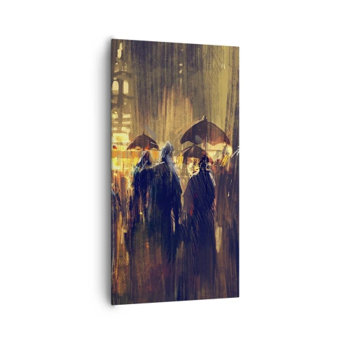 Impression sur toile - Image sur toile - Adeptes de la pluie - 65x120 cm