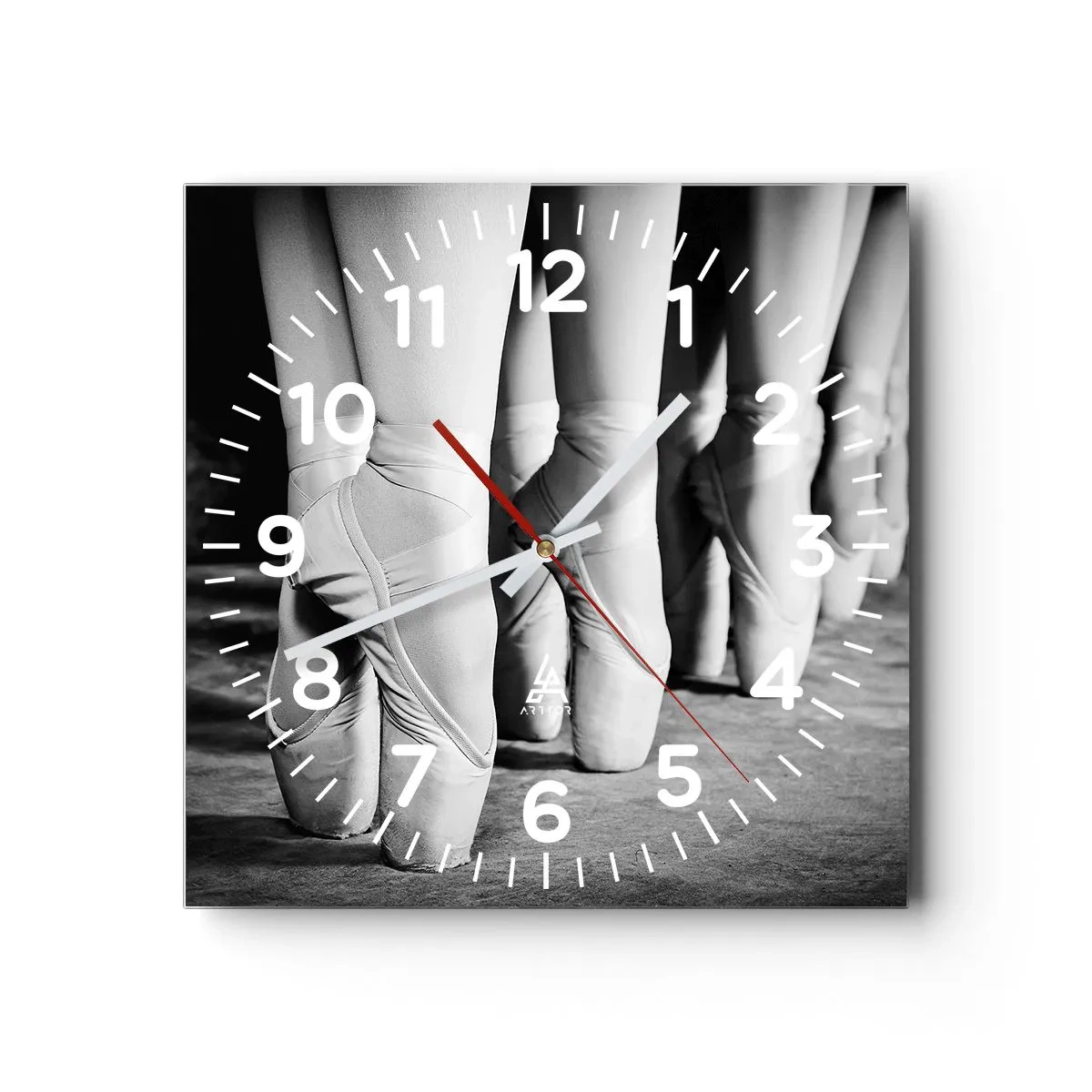 Horloge murale - Pendule murale - Ensemble, simple - 40x40 cm